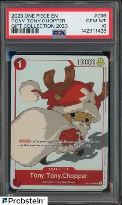 2023 One Piece EN Gift Collection 2023 #006 Tony Tony Chopper PSA 10 - Image 1