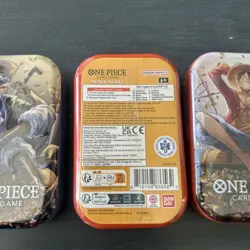 One Piece Tin Pack Set Vol 2 Lot Of 4 | TS-02 OP-13 | Factory Sealed | Bandai - Image 4