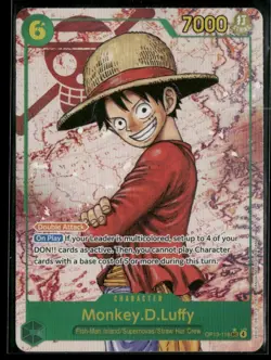 2025 One Piece Monkey D. Luffy Alternate Art Carrying on His Will Foil #OP13-118 - Image 1
