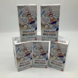 Lot of (5) One Piece Japanese Awakening in the New Era Booster Boxes Sealed - Image 1