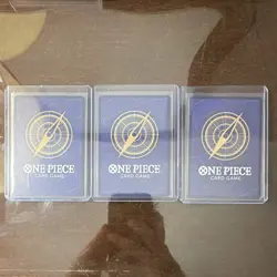 One Piece Card Game Monkey D. Luffy Sabo Character Cards Lot of 3 English - Image 3