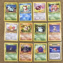 Pokemon Cards Jungle Series Lot Of 12 1st Edition WOTC 1999–2000 Vintage - Image 1