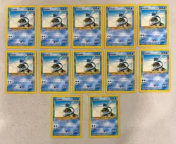2000 WOTC POKEMON LEAGUE ARTICUNO #48 BLACK STAR PROMO LOT OF 12 CARDS UNPLAYED - Image 1
