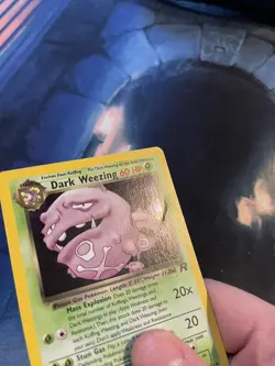 Pokemon Card Team Rocket Dark Weezing Holo Rare 14/82 090🔥LP MP🔥 - Image 2