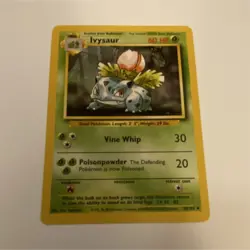 Pokemon Ivysaur 60 HP Uncommon 030/102 Base Set 1999 English TCG Card - Image 1