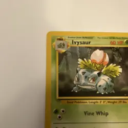 Pokemon Ivysaur 60 HP Uncommon 030/102 Base Set 1999 English TCG Card - Image 2
