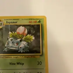 Pokemon Ivysaur 60 HP Uncommon 030/102 Base Set 1999 English TCG Card - Image 3