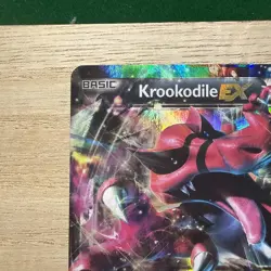 KROOKODILE EX XY25 Black Star PROMO RARE Pokemon Card TCG - Image 3
