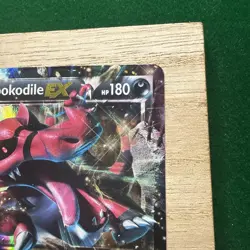 KROOKODILE EX XY25 Black Star PROMO RARE Pokemon Card TCG - Image 4