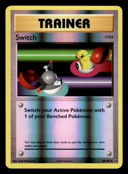 Switch 88/108 Reverse Holo XY Evolutions Pokemon Card - Image 1