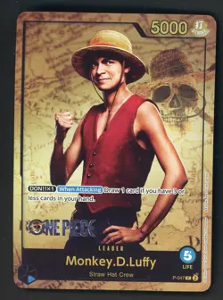 Monkey D. Luffy P-047 P Premium Card Collection Live Action Edition - Image 1