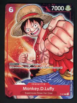 One Piece Premium Card Collection Bandai Games Fest 23-24 Monkey.D.Luffy P-001 - Image 1
