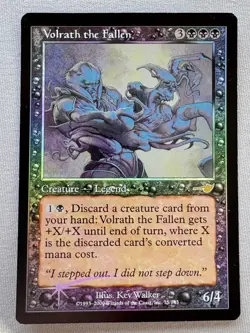 Volrath the Fallen FOIL Nemesis MTG Magic - Image 1