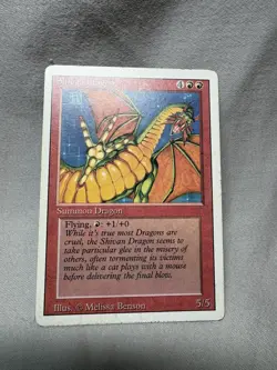 Mtg Shivan Dragon Revised Edition Regular - Image 1