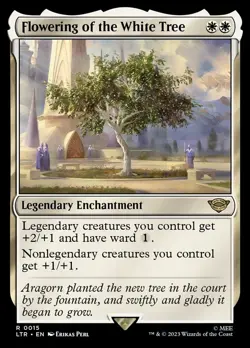 Flowering of the White Tree: MtG LOTR Magic Tales of Middle-Earth Rare - Image 1