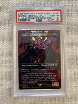 Golbez Crystal Collector Borderless FOIL FIN R0395 PSA 10 MTG Final Fantasy - Image 1