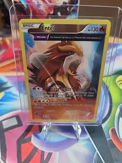 Entei 15/98 Reverse Holo Rare XY Ancient Origins Pokemon TCG - Image 1