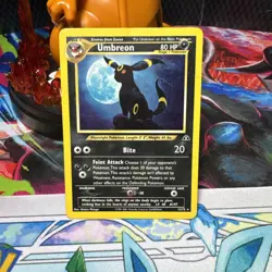 Umbreon 13/75 Holo Rare - Neo Discovery Unlimited - Pokemon TCG 2001 Vintage - Image 1