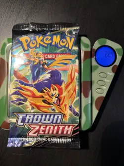 22.4g HEAVY Pokemon TCG Stellar Crown Booster Pack Scarlet & Violet Cinderance - Image 1