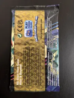 22.4g HEAVY Pokemon TCG Stellar Crown Booster Pack Scarlet & Violet Cinderance - Image 3
