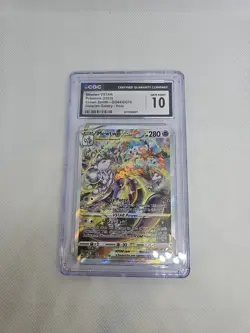 Mewtwo VSTAR Pokemon Crown Zenith GG44/GG70 Galarian Gallery CGC Gem Mint 10 - Image 1