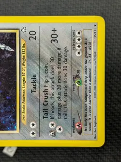 Steelix 15/111 - Neo Genesis Unlimited Holo Rare Pokemon TCG LP - Image 5