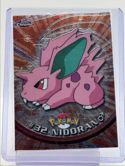 NIDORAN 2000 TOPPS CHROME POKEMON TV #32 Q5677 - Image 1