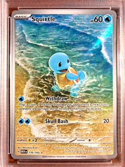 Squirtle Illustration Rare #170 - PSA MINT 9 - Scarlet & Violet 151 - Pokemon - Image 2