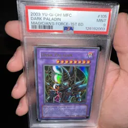 Yu-Gi-Oh! Dark Paladin 1st Edition MFC #105 PSA 9 - Image 4