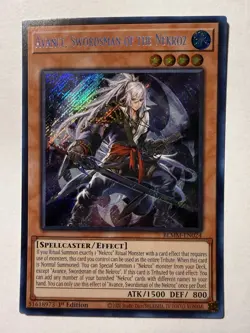 Yugioh! Avance, Swordsman of the Nekroz - BLMM-EN024 - Secret Rare - 1st Edition - Image 1
