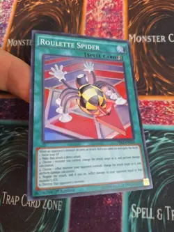 Yugioh Roulette Spider DRL2-EN014 Super Rare 1st Edition Near Mint - Image 2
