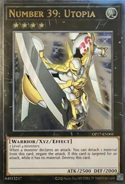 X3 Number 39: Utopia (UTR) OP17-EN001 OTS Tournament Pack 17 Unlimited - Image 1