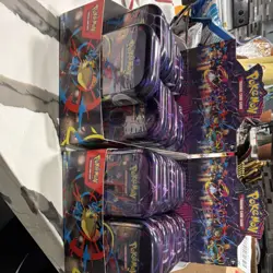 Pokemon Lucario Tin Multicolor Trading Card Game Collectible Tin - Image 1