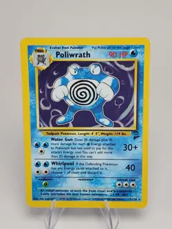 Poliwrath Pokemon Card Holographic Base Set 2 Near Mint Condition 15/130 - Image 1