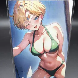 Haruka Tenou Sailor Uranus Anime Waifu Card Doujin ACG Goddess Holo - Image 2