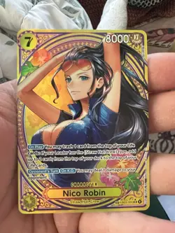 ONE PIECE Card Game Nico Robin EB03-055 SP Parallel Heroines English 2026 - Image 1