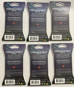 NEW 6x Commander Legends Draft Booster 20 Cards Per Pack MTG Magic the Gathering - Image 2