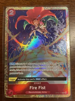 Fire Fist OP05-019 Best Selection Vol.2 ONE PIECE Card Game English Premium Coll - Image 1