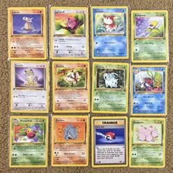 Pokemon Cards Jungle Series Lot Of 12 1st Edition WOTC 1999–2000 Vintage - Image 1