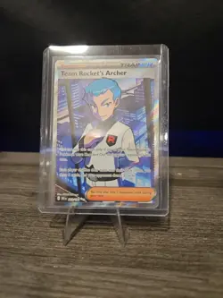 Pokemon TCG Team Rockets Archer Ultra Rare Full Art Card 223/182 Destined Rivals - Image 1