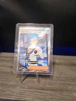 Pokemon TCG Team Rockets Archer Ultra Rare Full Art Card 223/182 Destined Rivals - Image 5