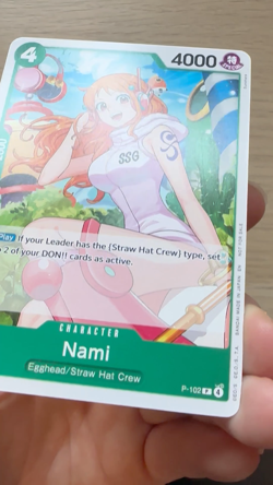 Nami (Store Tournament 2025 Vol. 4) P-102 One Piece Promotion Cards Regular - Image 2