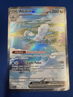 Pokemon TCG Altaria EX Holo Card Sv04: Paradox Rift 253/182 - Image 1