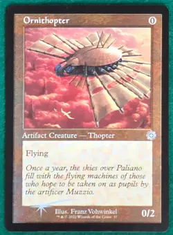 Ornithopter Foil - The Brothers' War: Retro Frame Artifacts (BRR) #37 - MTG Card - Image 1