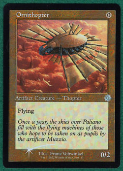 Ornithopter Foil - The Brothers' War: Retro Frame Artifacts (BRR) #37 - MTG Card - Image 2