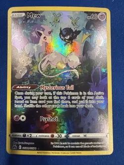 Pokemon Mew TCG Ultra Rare Holo Card Crown Zenith: Galarian Gallery #GG10/GG70 - Image 1