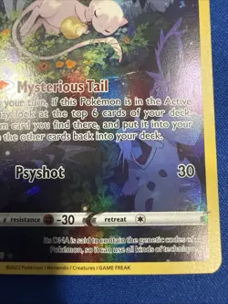 Pokemon Mew TCG Ultra Rare Holo Card Crown Zenith: Galarian Gallery #GG10/GG70 - Image 4