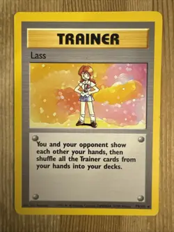 Lass - 75/102 - Pokemon Base Set Unlimited Rare Card WOTC MP - Image 1