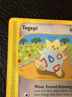 Pokemon Togepi Card 114/147 Regular/Non-Holo Aquapolis - Image 2