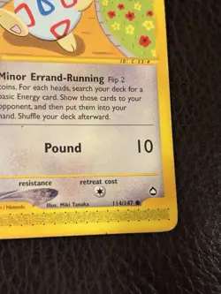 Pokemon Togepi Card 114/147 Regular/Non-Holo Aquapolis - Image 4